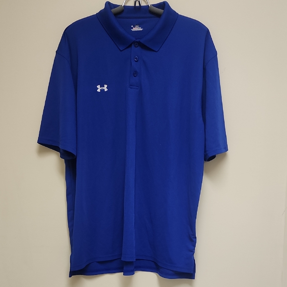Under Armour Heat Gear Men's Blue Polo Shirt